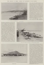 Die Unruhen in Samoa, Szenen und Skizzen auf den Inseln